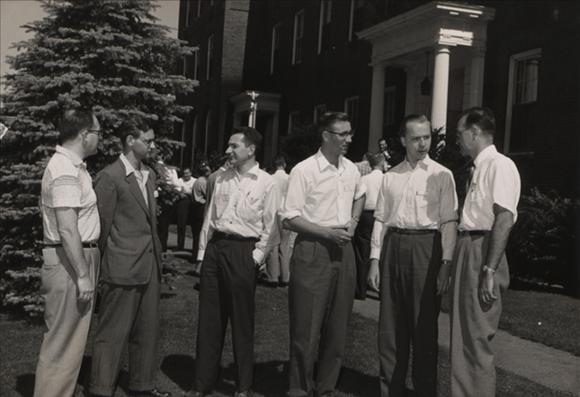 Socializing at a Gordon Conference, 1957